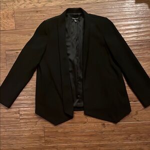 Eileen Fisher Open Front Blazer in Black Size XS